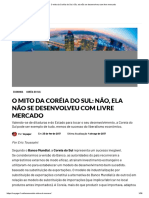 O Mito Da Coréia Do Sul - Não, Ela Não Se Desenvolveu Com Livre Mercado