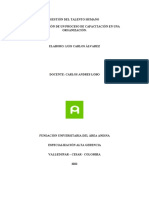 Determinación de Un Proceso de Capacitación en Una Organización.