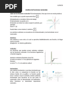 Análisis de Funciones Racionales