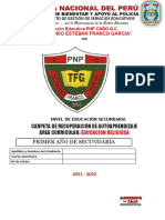 Carpeta de Autoaprendizaje - 1º - Reli 2021