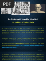 DR K M Munshi Ji The Great Visionary and An Architect of Modern India