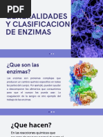 Enzimas y Clasificacion de Enzimas