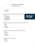 Soal Benzena Dan Turunannya