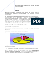 Instalatii Pentru Incalzirea Unei Locuinte Utilizand Unul Din Tipurile de Energii Regenerabile