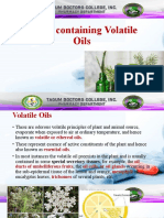 Drugs Containing Volatile Oils and Resins