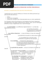 Chapitre 3 - Diagnostic Et Etudes Des Marchés Internationaux