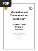 Information and Communication Technology: Grade 6