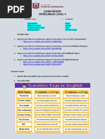 Level 4 - Exam Review