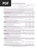 SCREENING - DEVELOPMENTAL DELAY & AUTISM - CCBS DP Infant-Toddler Checklist