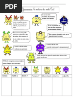 La NATURE DES MOTS Leçon Exercices CE2