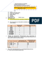 Plan de Implementación para La Prestación Del Servicio Educativo