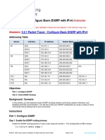 2.2.1 Packet Tracer - Configure Basic EIGRP With IPv4 - ITExamAnswers