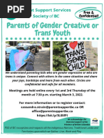 Gender Creative Trans Provincial