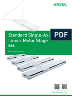 Standard Single-Axis Linear Motor Stage: Technical Information