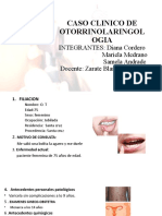 Caso Clinico de Otorrinolaringologia