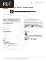 RV-K - IEC 60502-1 XLPE PVC Cable: Application Standards