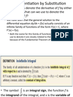 Antidifferentiation by Substitution