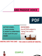 Active and Passive Voice