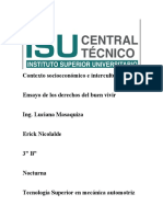 Nicolalde Erick 3 B Ensayo de Los Derechos