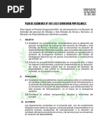 Plan de Examen Proceso Excepcional de Reincorporacion 2021