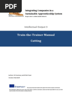 Train-the-Trainer Manual Cutting: Intellectual Output 3