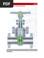 DIN 3352 Cast Steel Gate Valve