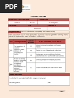 Assignment Front Sheet Student Name / FPT Roll Number Lecturer Name