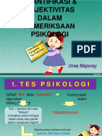 Materi Kuantifikasi Dan Objektivitas Dalam Tes