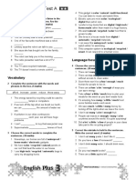 Unit 4 Standard Test A: Listening