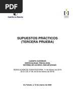 Tercer Examen - Supuestos Practicos Cs Psicologia - Discapacidad