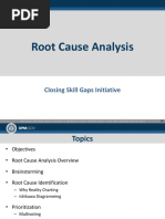 Root Cause Analysis