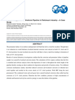 Failure Analysis of An Onshore Pipeline in Petroleum Industry