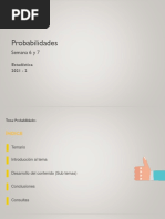 Semana 6 y 7 - Probabilidades