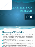 Elasticity of Demand