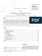 Monoterpenes in Grape Juice and Wines: Review