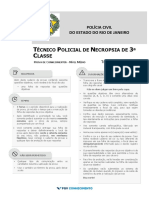 FGV 2022 PC RJ Tecnico Policial de Necropsia Prova