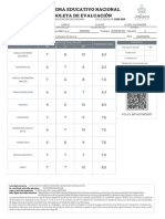 Sistema Educativo Nacional Boleta de Evaluación: Datos Del Alumno: Curp: Matrícula: Turno: Grupo: CCT