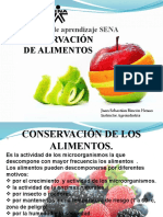 Conservación de Alimento