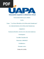 Tarea 5 de Fundamento Filosofico e Historico de La Educacion 1