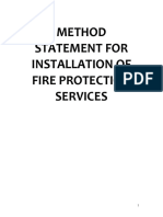 Method Statement For Fire Protection