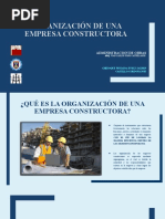 Organizacion de Una Empresa Constructora