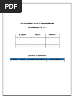 Gc-pr-04. Procedimiento para Auditoria Internas