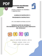 Metodos y Procedimientos para Ductos Derivados Del Petroleo