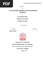 Autonomous Robot For Transport System: Kalpesh Kushe Milind Gangurde Nilesh Gawade