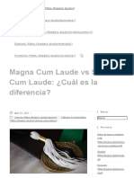 Magna Cum Laude Vs Summa Cum Laude