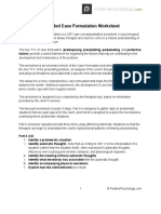 Extended Case Formulation Worksheet