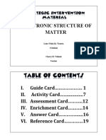 Electronic Structure of Matter