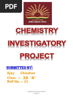 Chemistry Investigatory Project