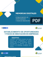 Oportunidades y Focos de Innovacion en La Empresa