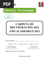 Carpeta de Recuperación 2022 Año Academico 2021